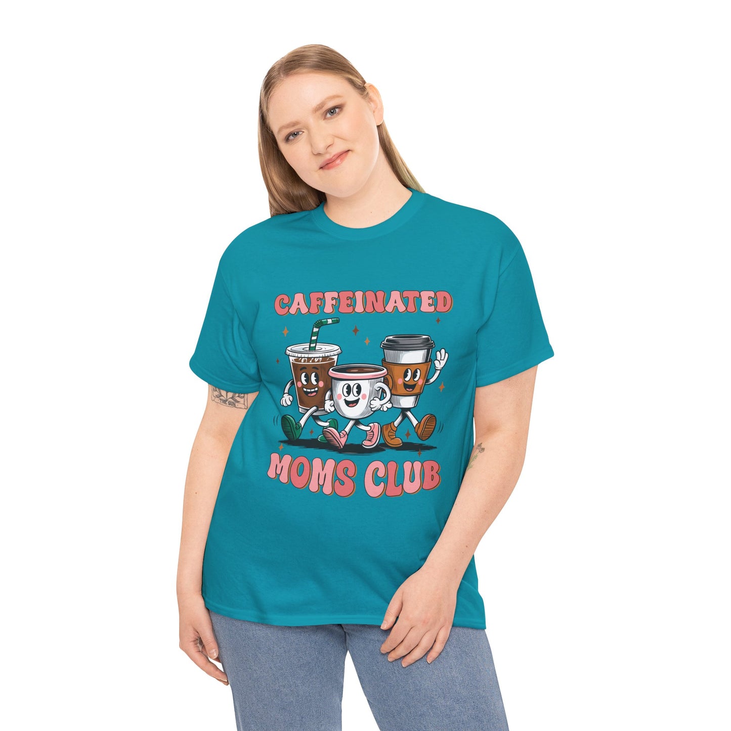 Caffeinated Mom's Club Graphic Tee